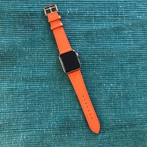 ☄️GOLD Apple Watch Leather Band Strap